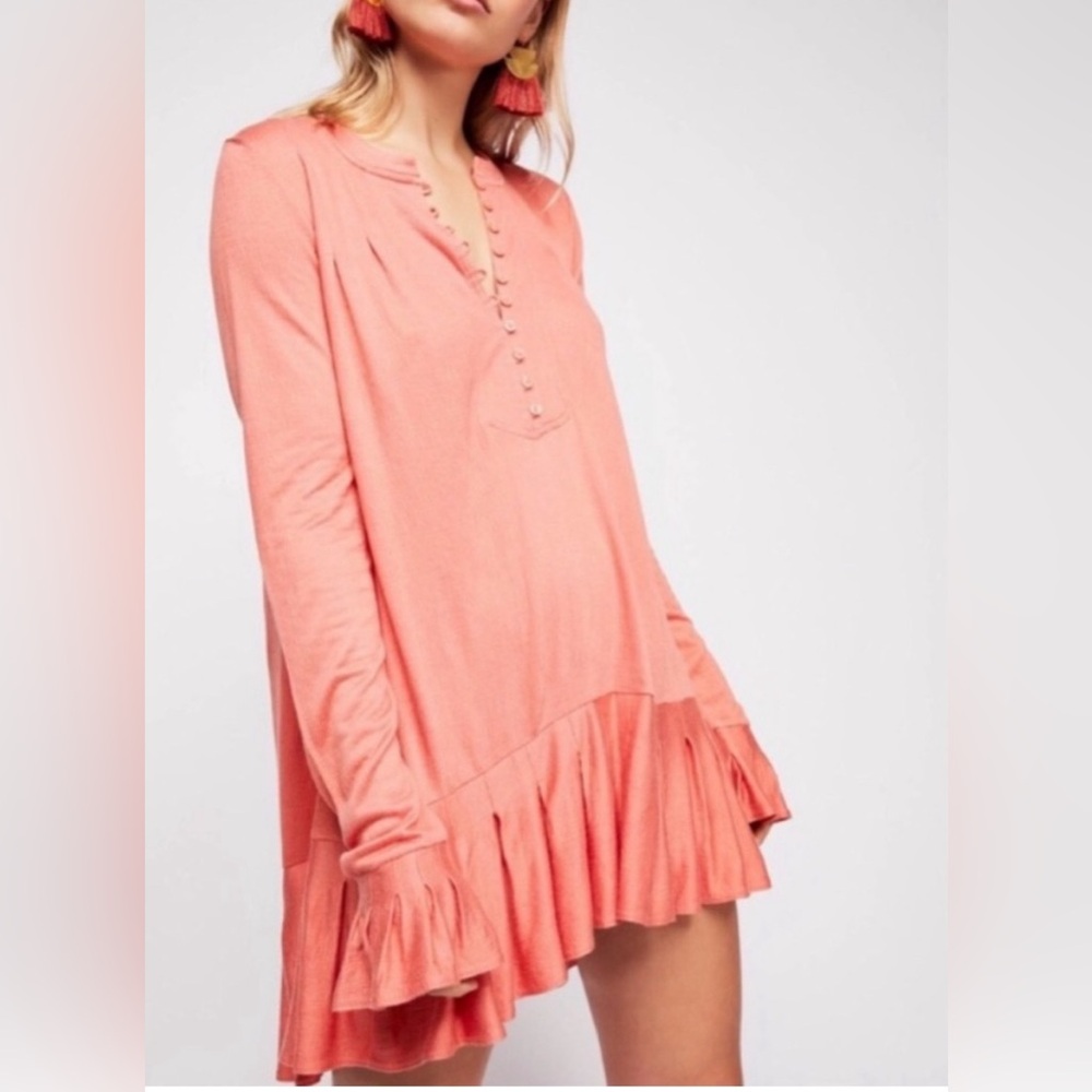 Free People My Girl Tunic Mini Dress